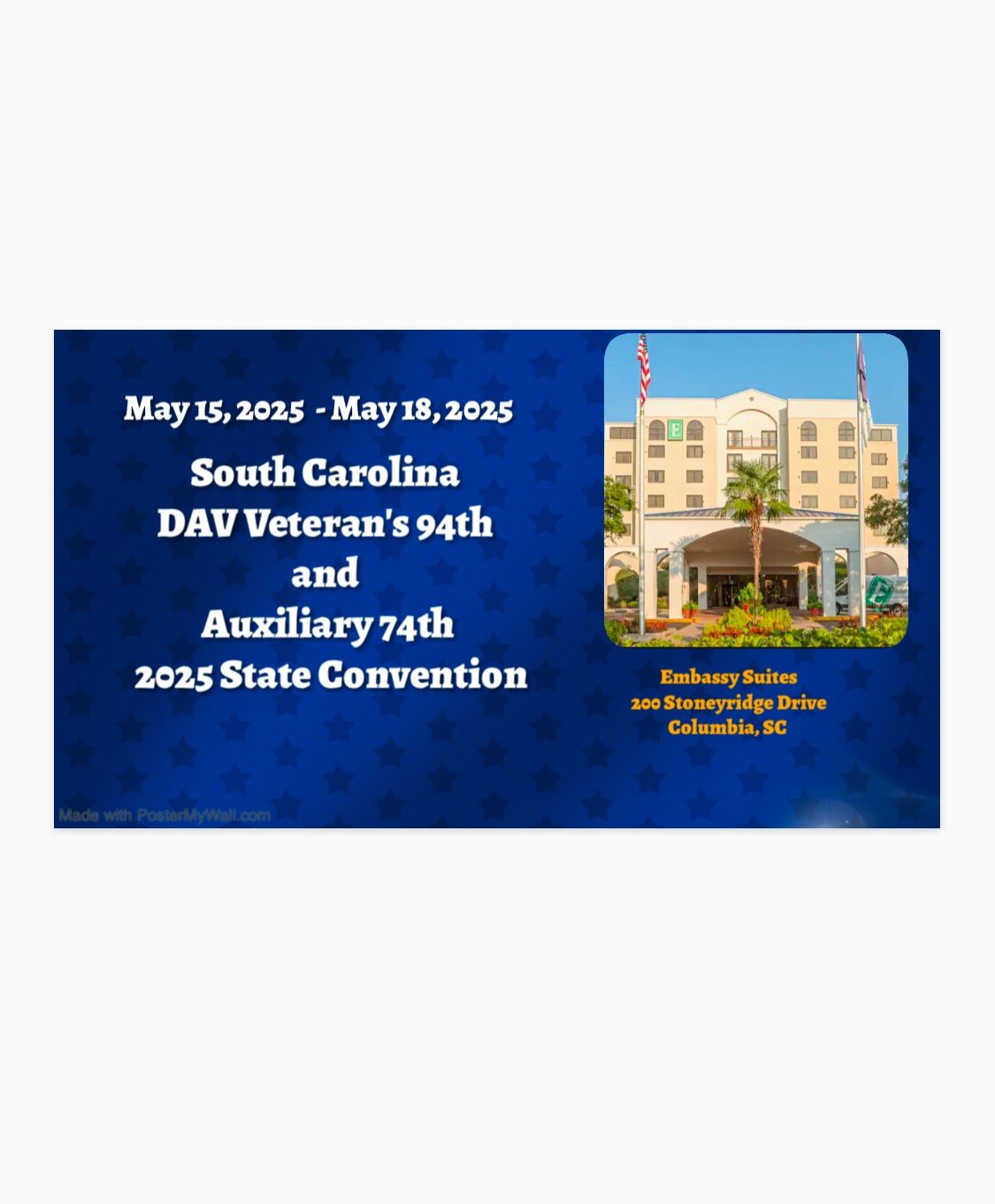 SC DAV\/DAVA 2025 State Convention