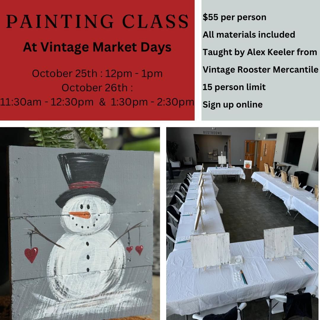 Painting Class At Vintage Market Days