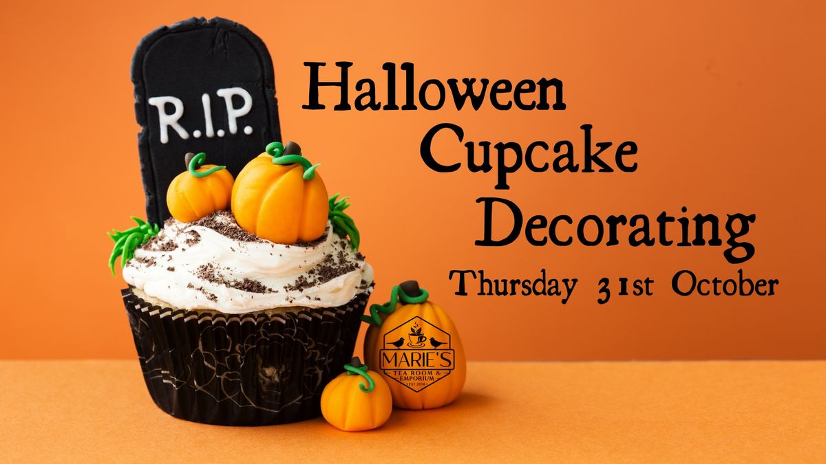 Childrens Halloween Cupcake Decorating