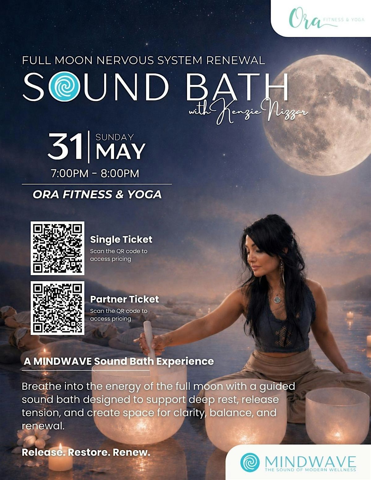 MindWaves Full Moon Nervous System Renewal Sound Bath