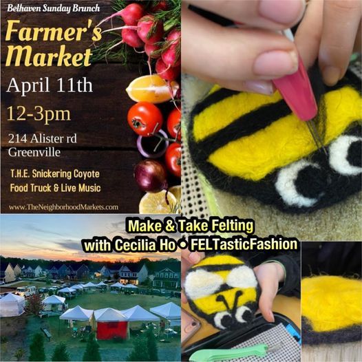 Make & Take 4/11 Belhaven Sunday Brunch Market, 214 Alister Dr