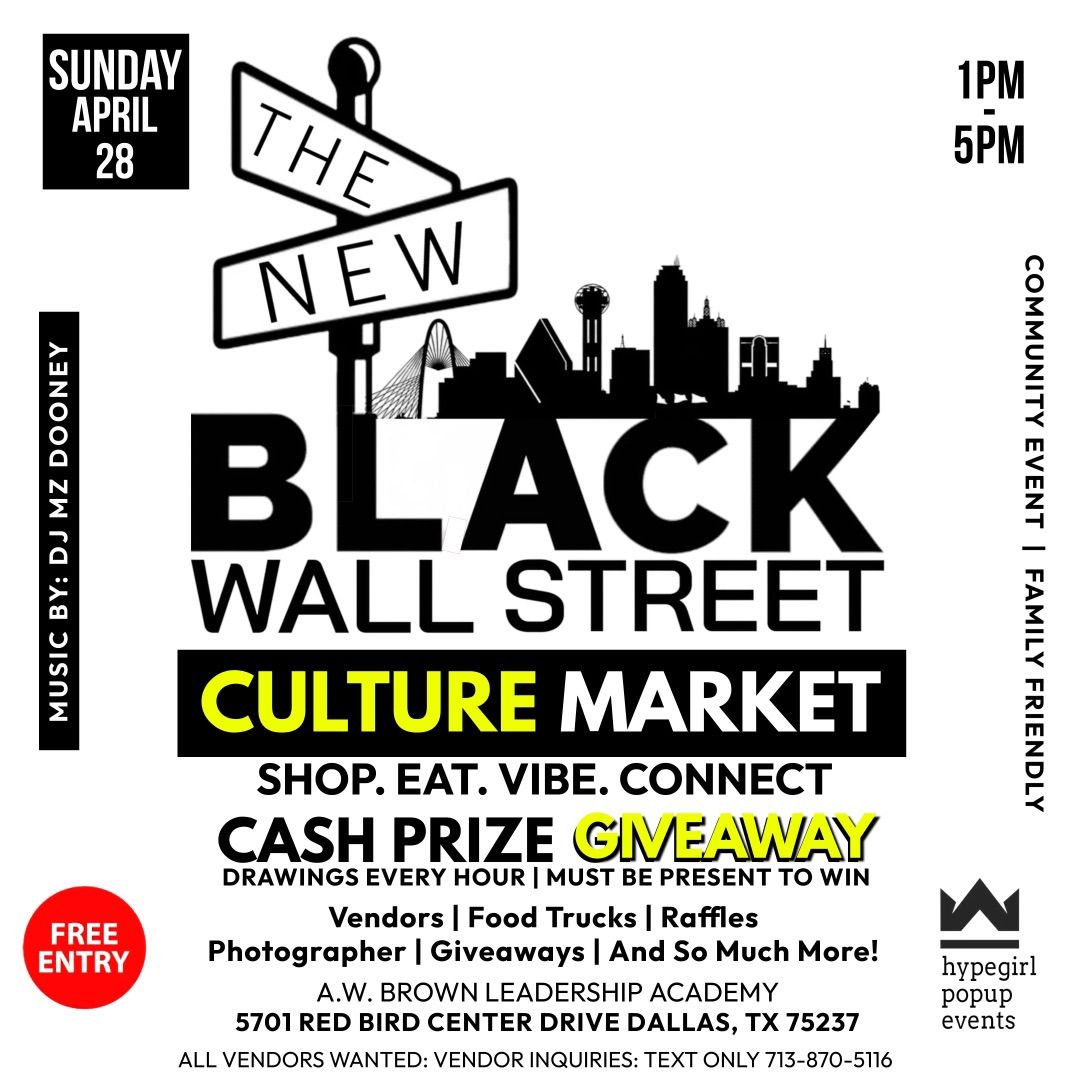 The New Black Wall Street Market: Art, Music, Food, and Community