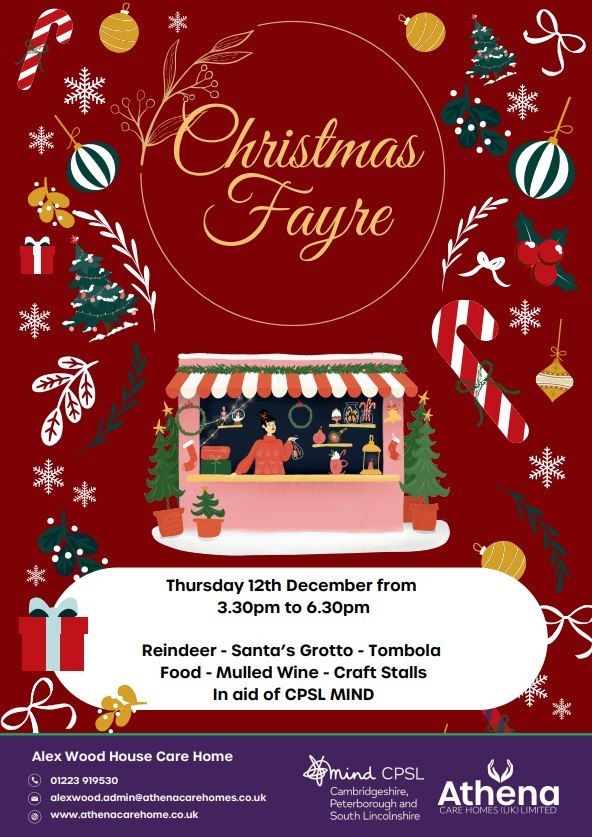 Christmas Fayre and Santa's Reindeer at Alex Wood House 