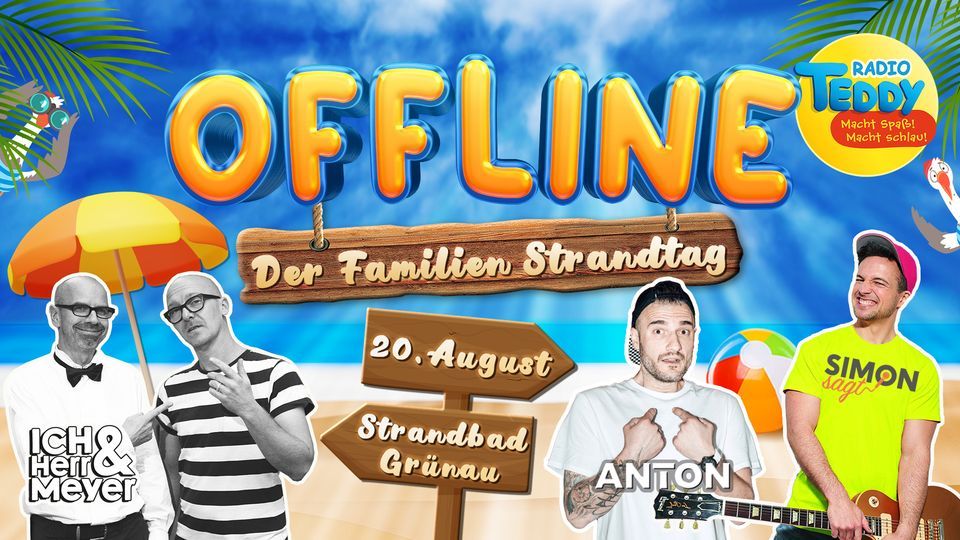 OFFLINE \u2013 Der Familien Strandtag mit LIVE Konzert