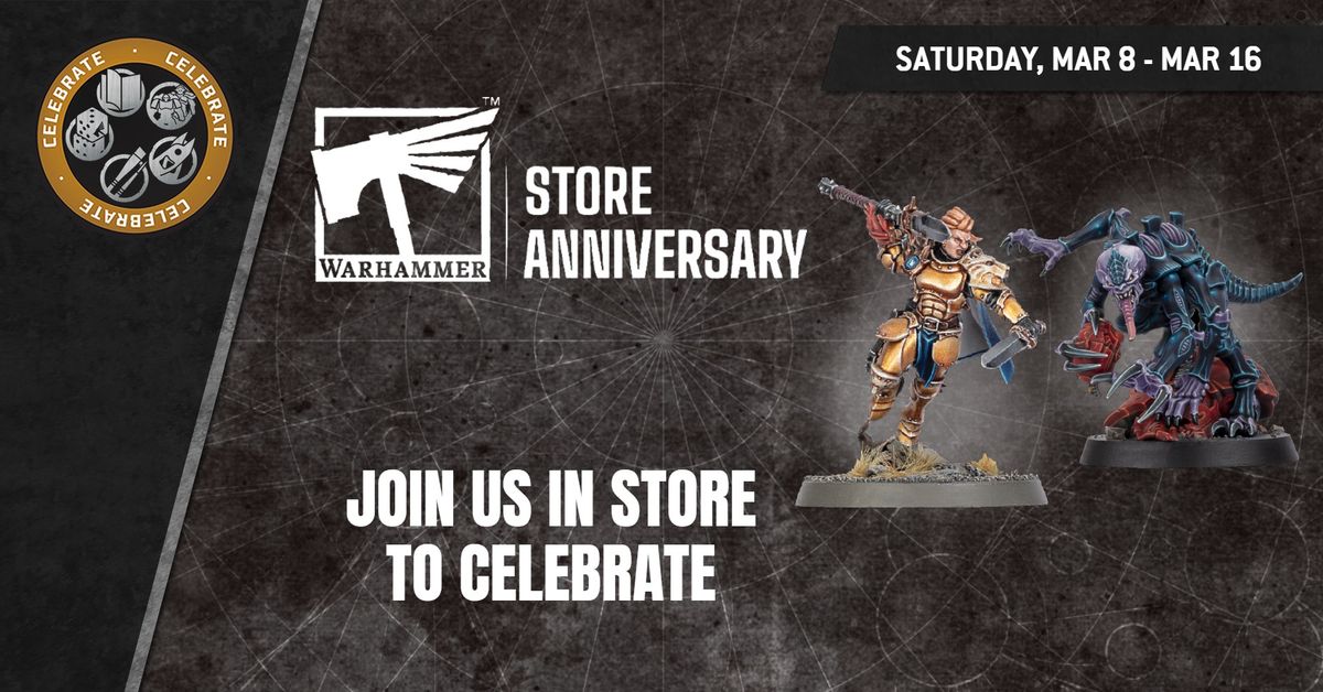 Warhammer Dunedin Store Anniversary!