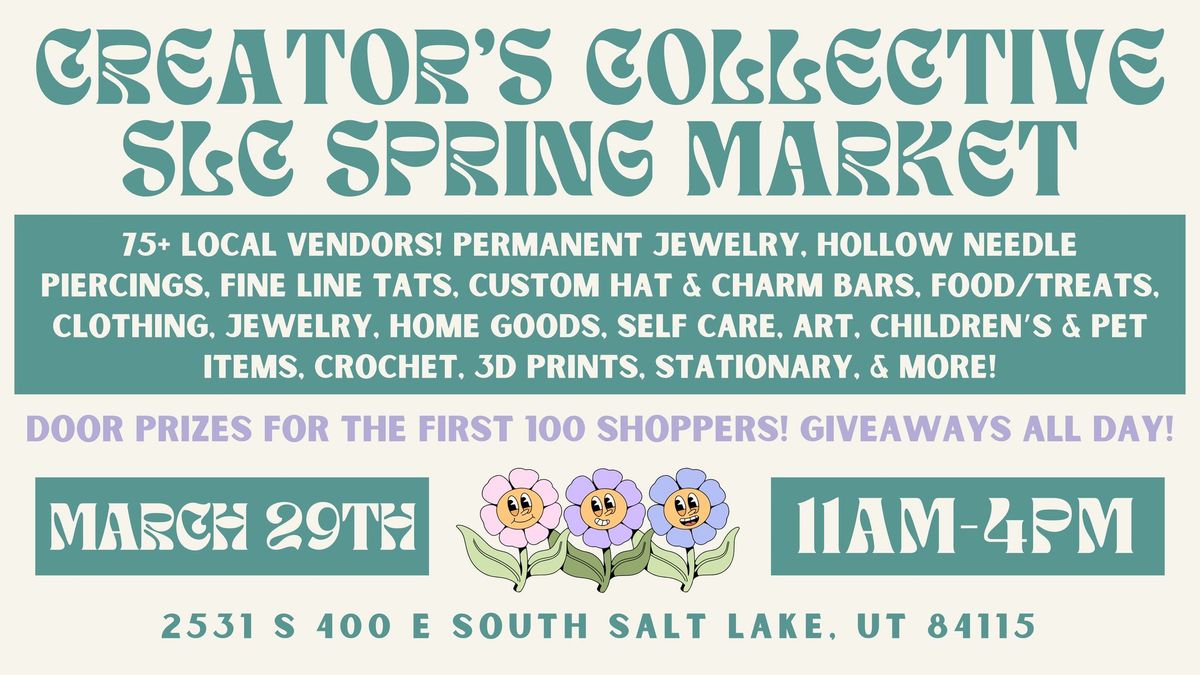 Creator\u2019s Collective SLC Spring Market