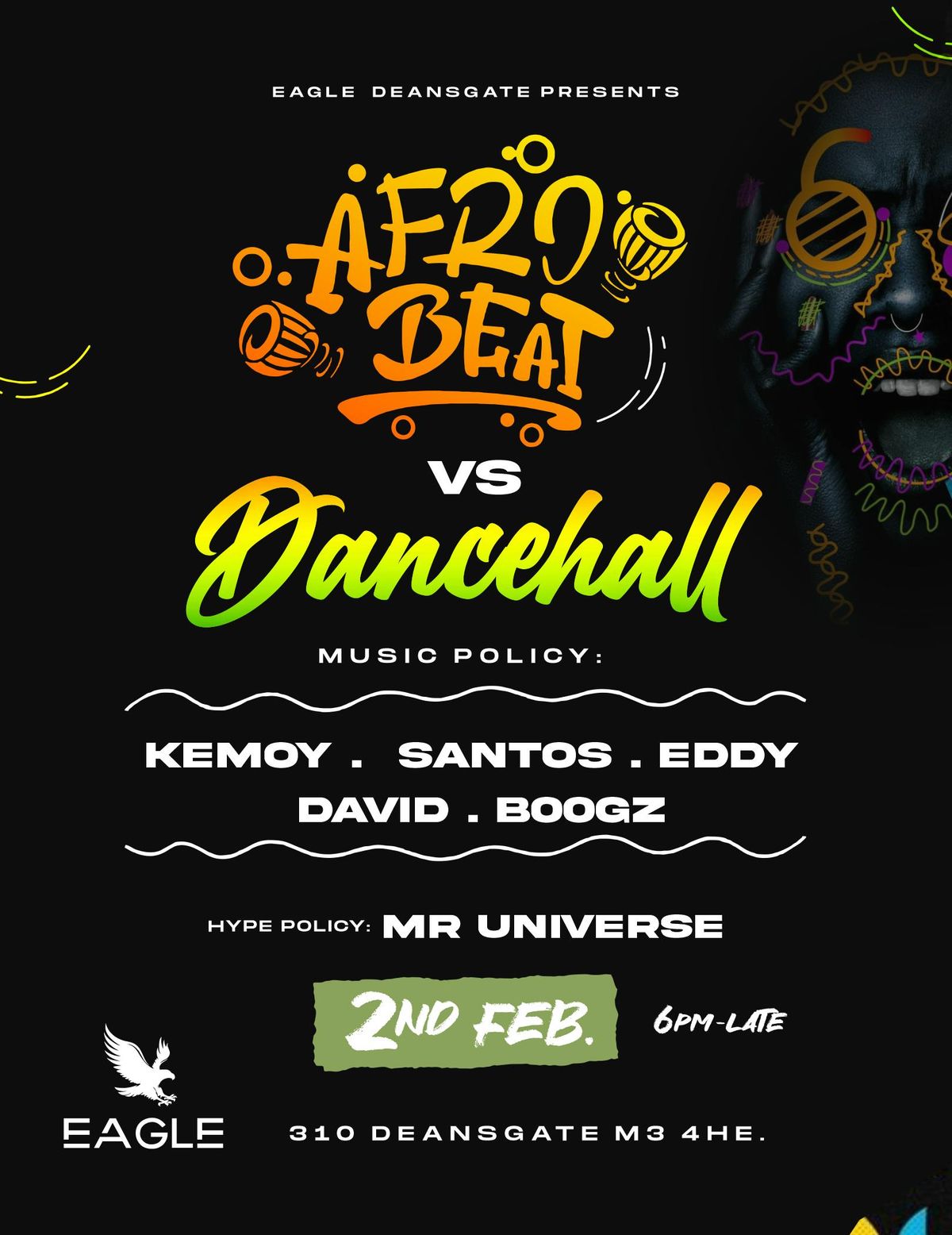 AFROBEATS vs DANCEHALL PARTY