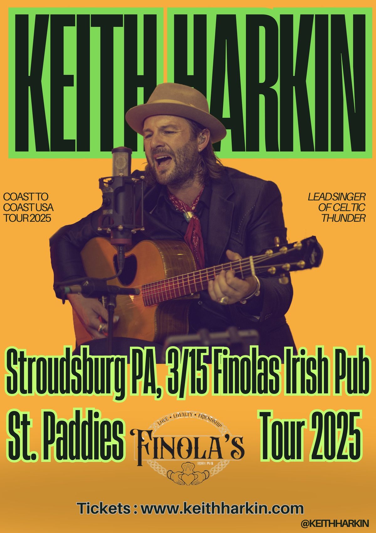 Keith Harkin - Stroudsburg PA Finola's Irish Pub 