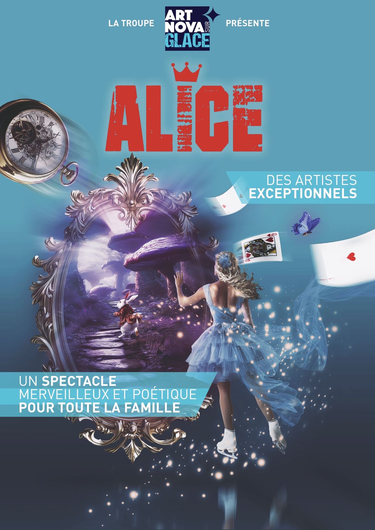 SPECTACLE SUR GLACE "ALICE" \/ TROUPE ART NOVA