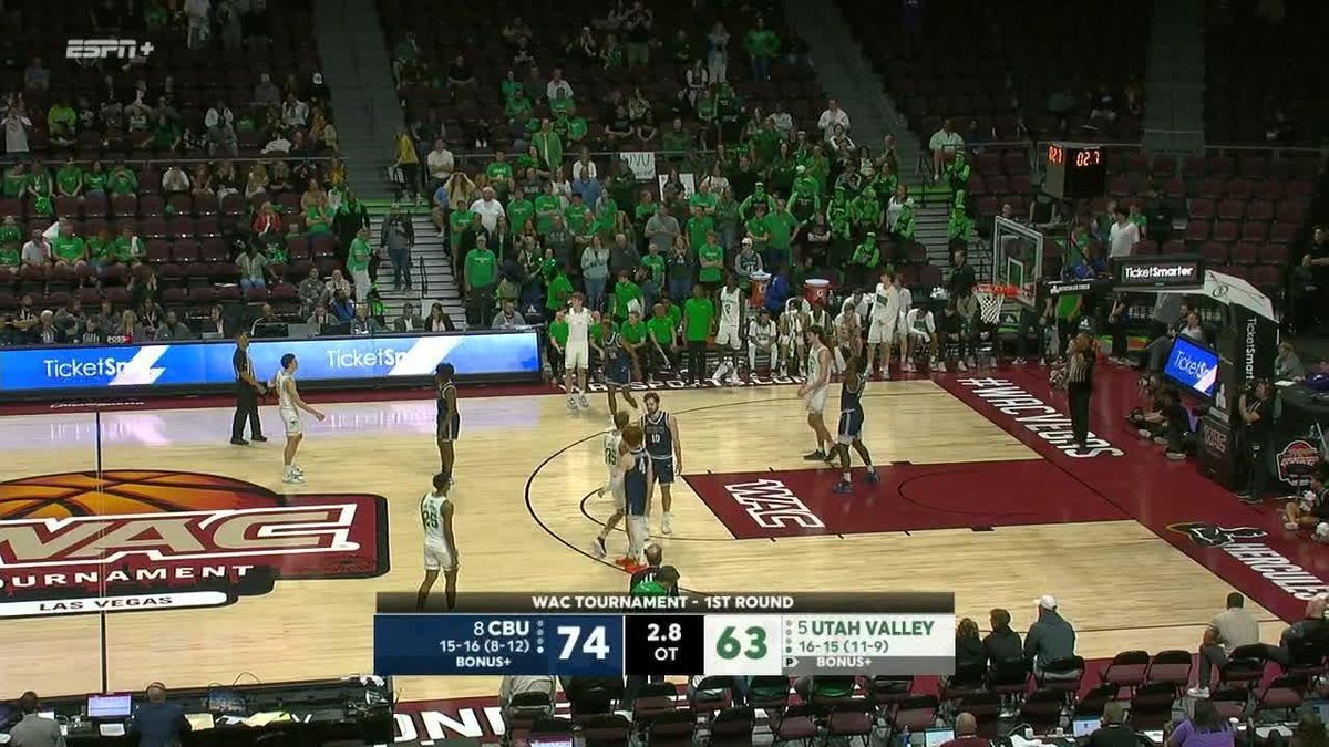 California Baptist Lancers at Utah Valley Wolverines Mens Basketball