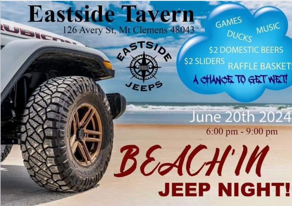 Eastsides Jeep Beach Party! \ufffd