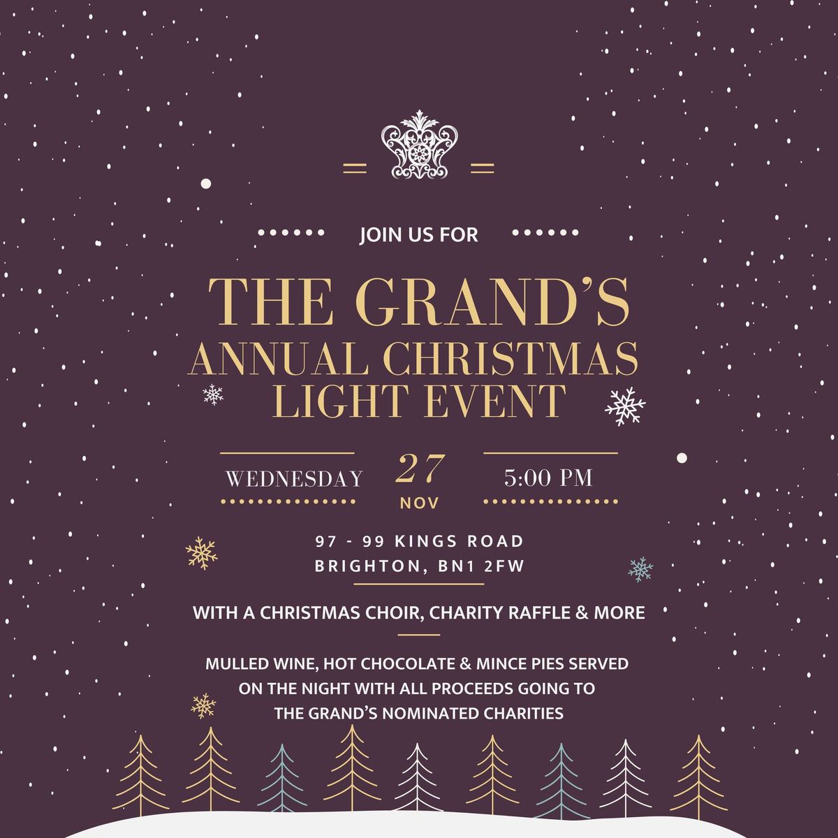 The Grand's Annual Christmas Light Switch-On Event