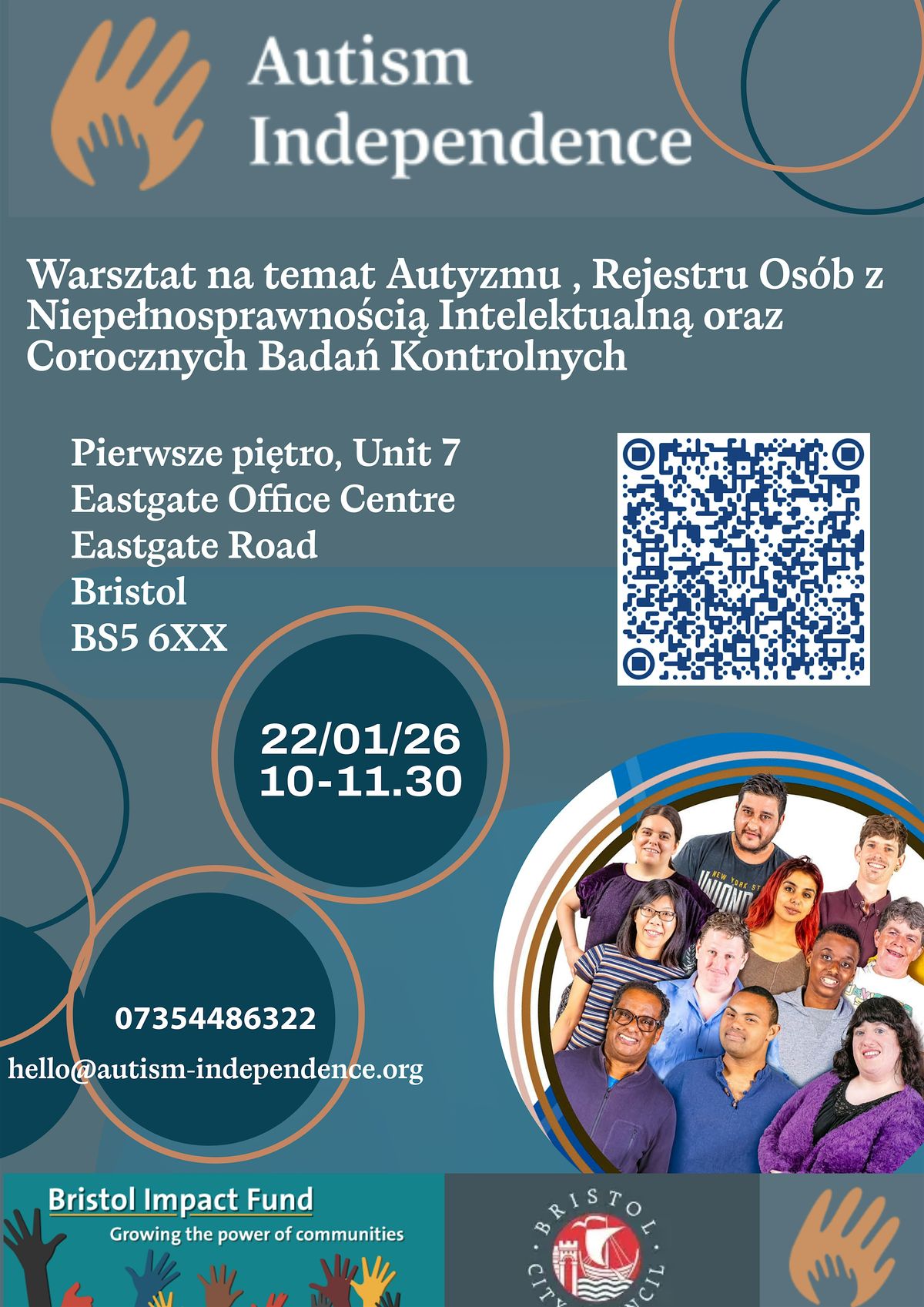 Workshop about Autism and Learning Disability Register in Polish