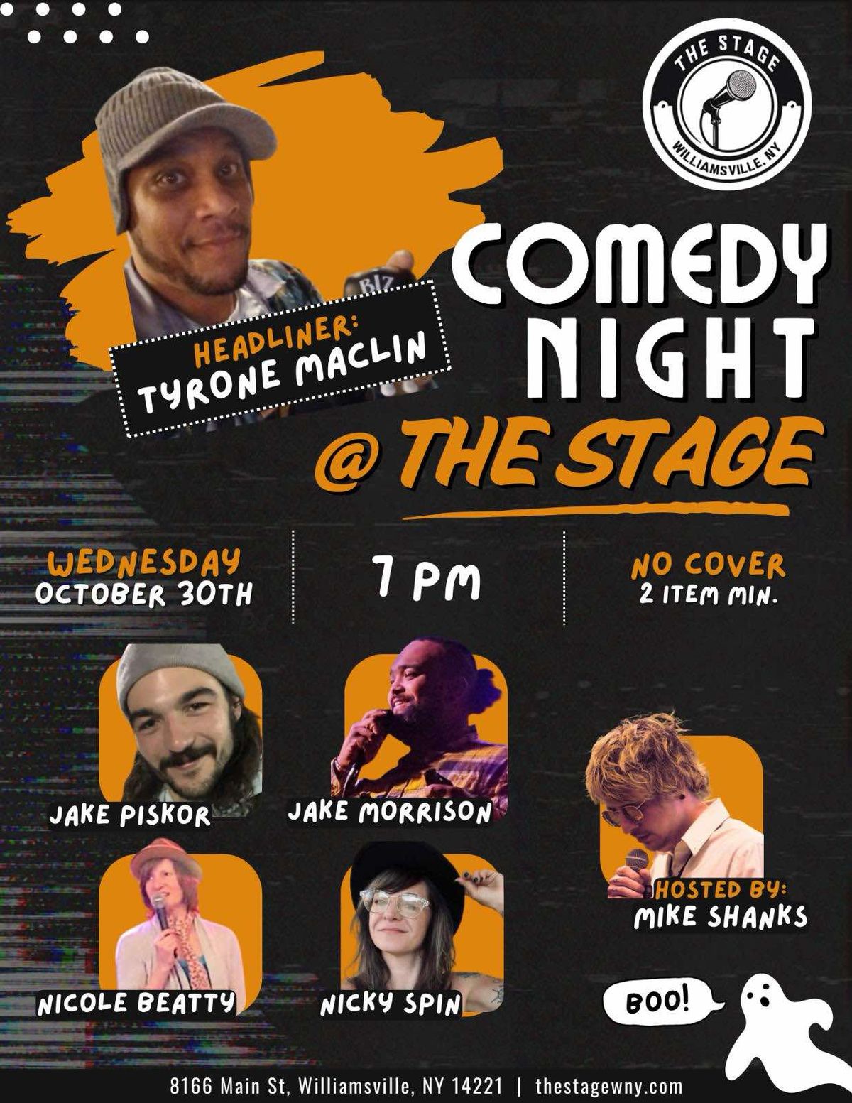 Comedy Night feat. Tyrone Maclin @ The Stage!