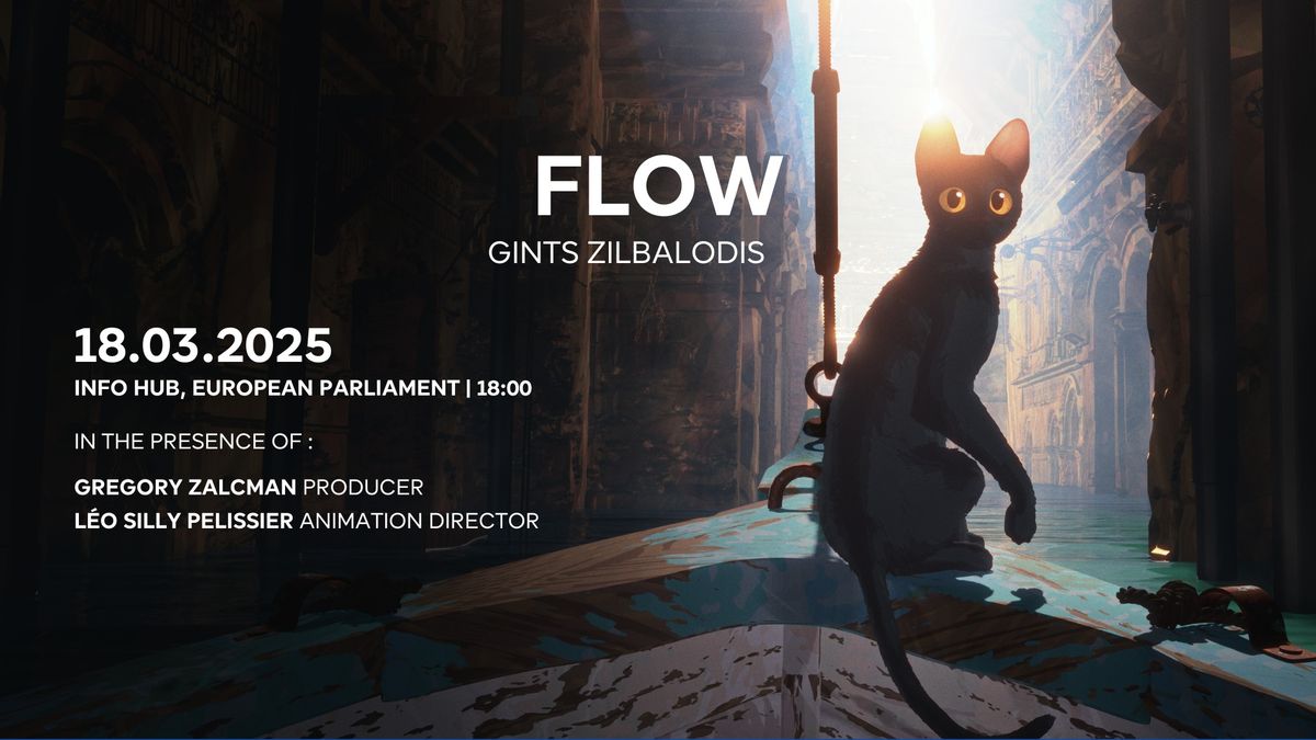 Free film screening and Q&A: "FLOW" by Gints Zilbalodis