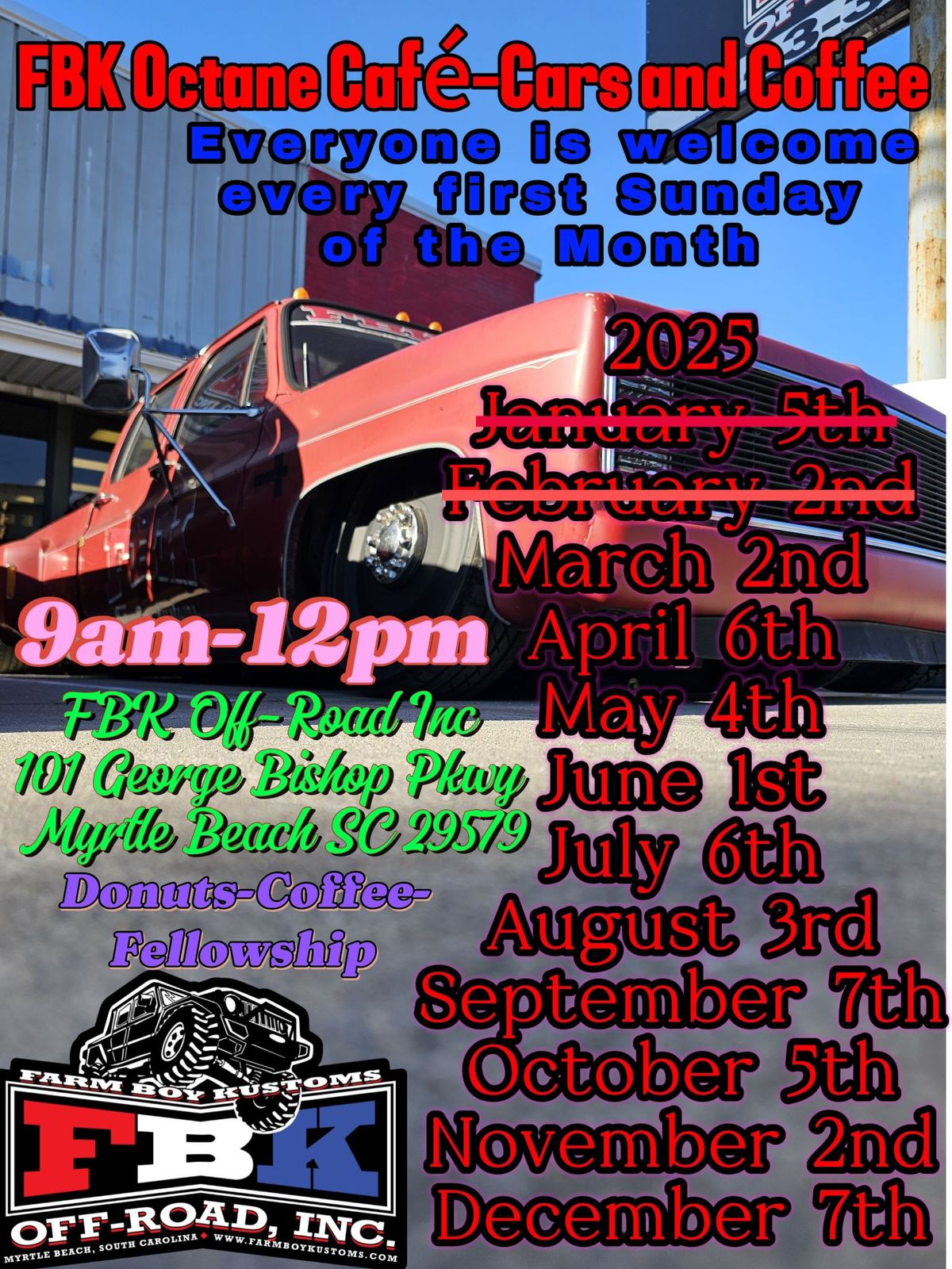 FBK Octane Caf\u00e9-Cars and Coffee 