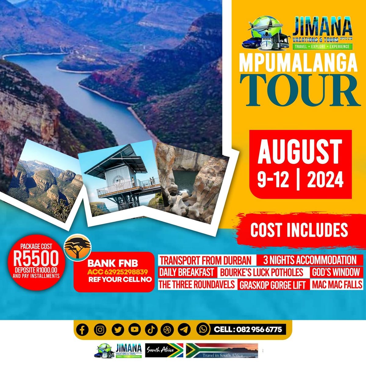 Mpumalanga Tour August 2024 