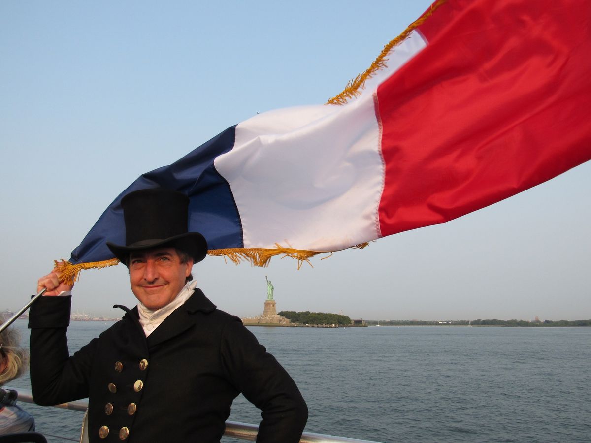 Lafayette Returns to Yorktown on the Tall Ship Luna