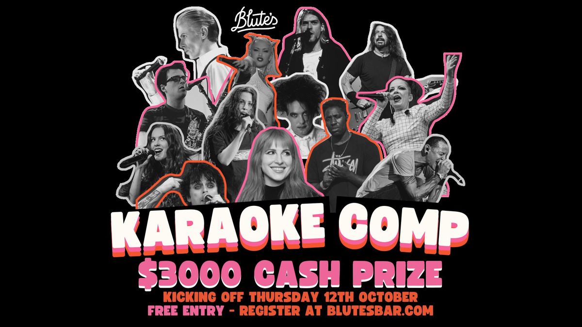 KARAOKE COMP - $3000 CASH PRIZE (Free Entry)