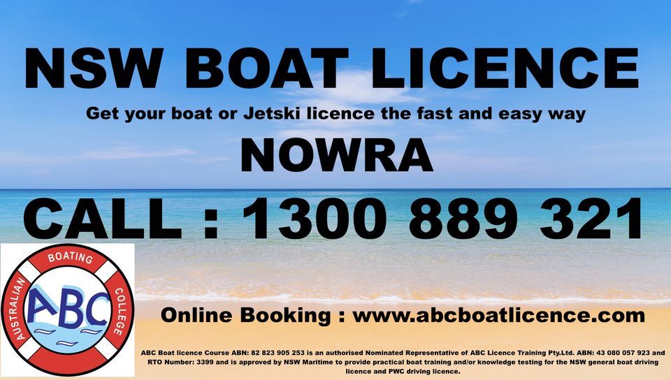 Boating Licence & PWC. Complete in one day ***No Log Book Required