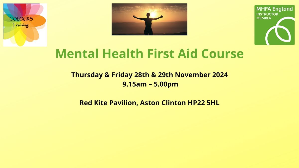 Mental Health First Aid Course