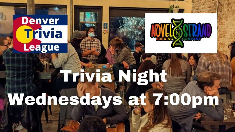 Denver Trivia League at Novel Strand Brewing, Novel Strand Brewing