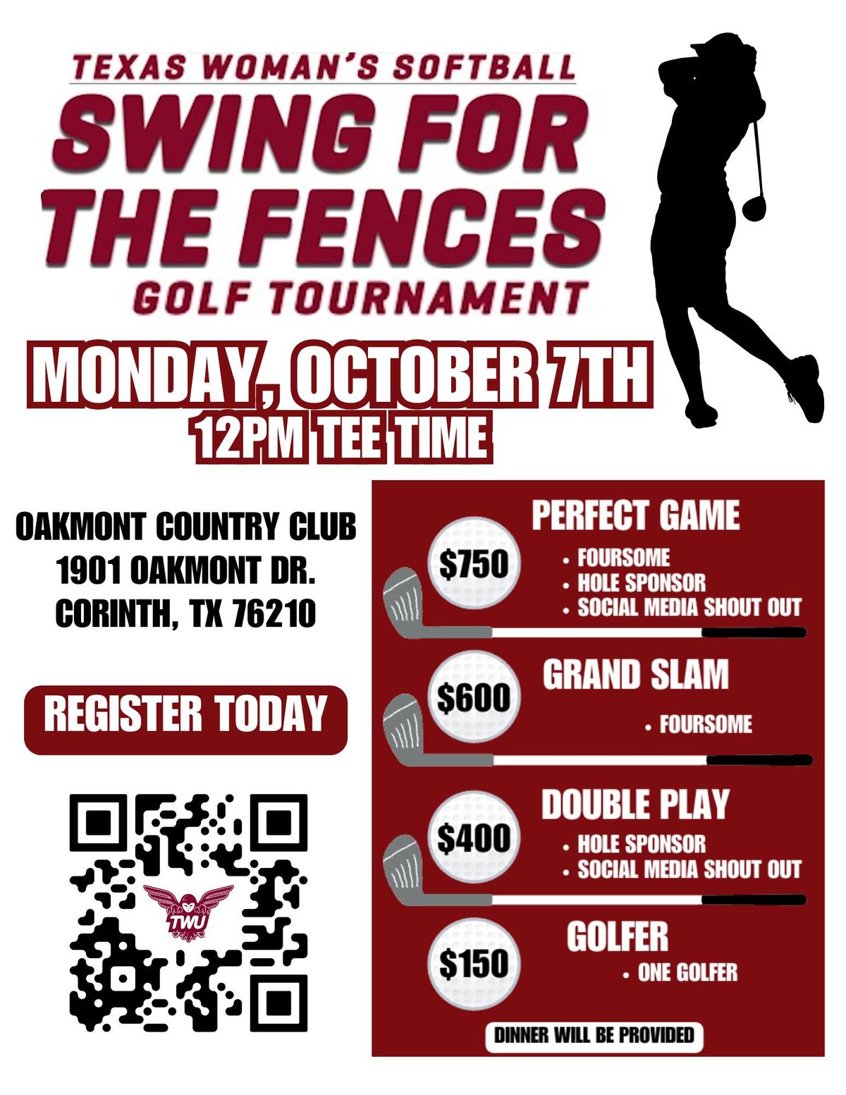 2nd Annual Swing for the Fences Invitational Golf Tournament