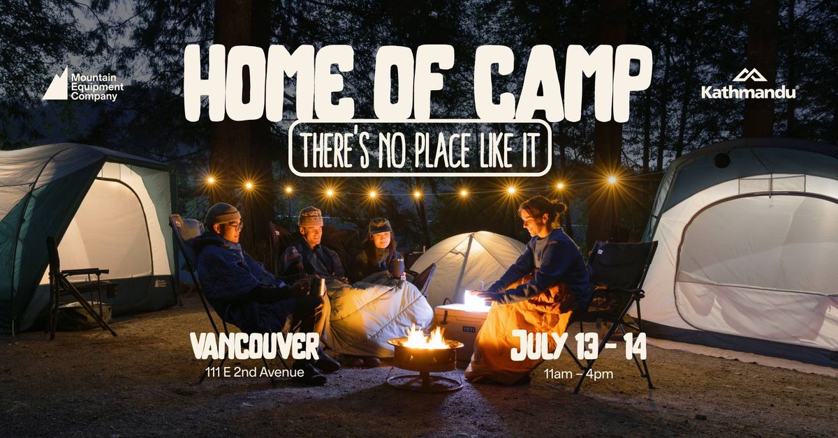 Home of Camp at MEC Vancouver