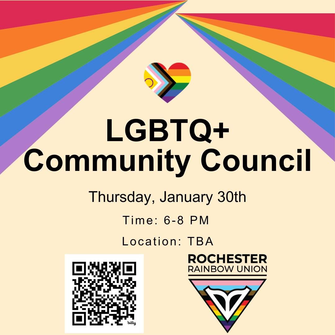 Rochester LGBTQ+ Community Council Meeting