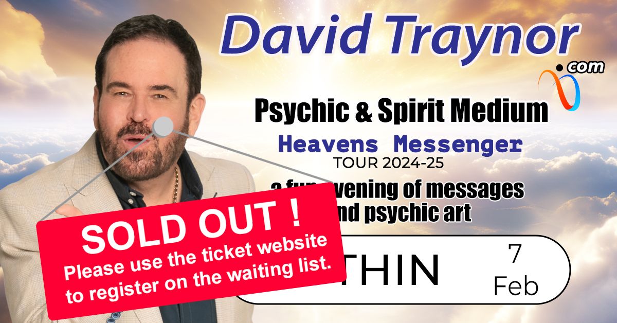 A fun evening of mediumship & psychic art in Ruthin, North Wales with David Traynor.