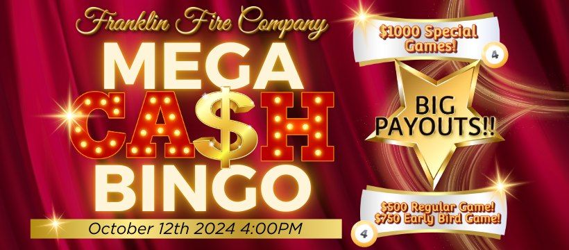 MEGA CASH BINGO!