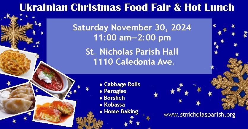 Ukrainian Christmas Food Fair & Hot Lunch