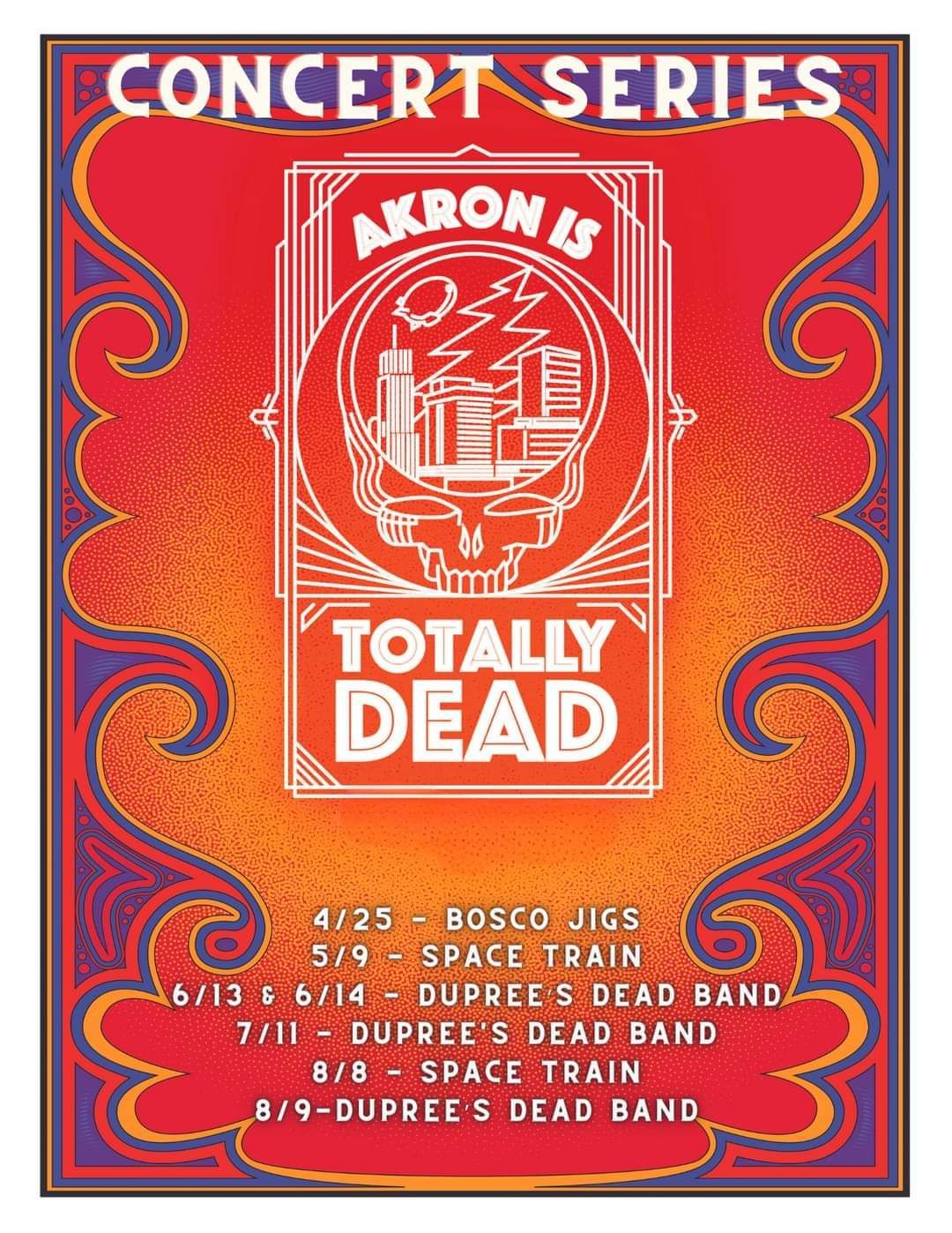 Dupree's Dead Band plays Akron is Dead