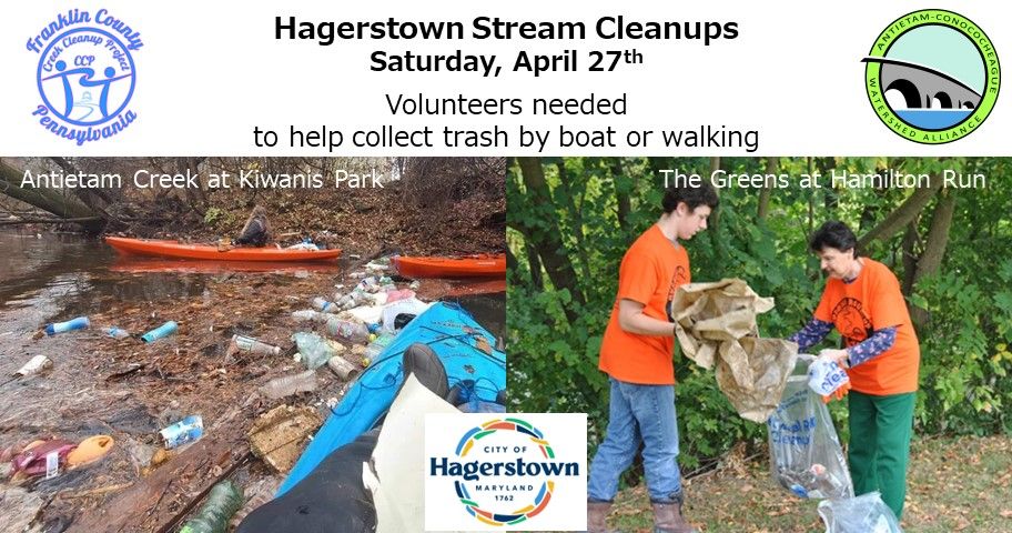 Hagerstown Stream Cleanups - Walking portion