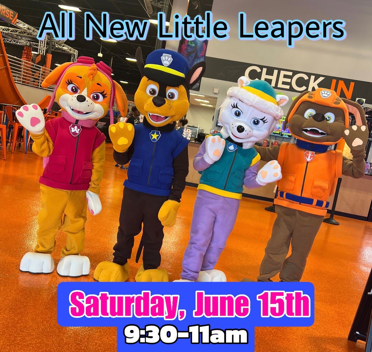 Jump with the Pups Little Leapers Saturday 7\/20