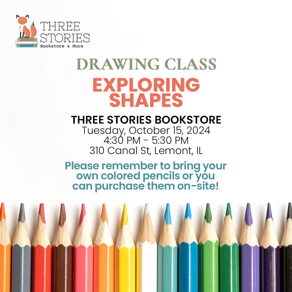 Evening Art Course: Color Pencil - Shapes (FREE)