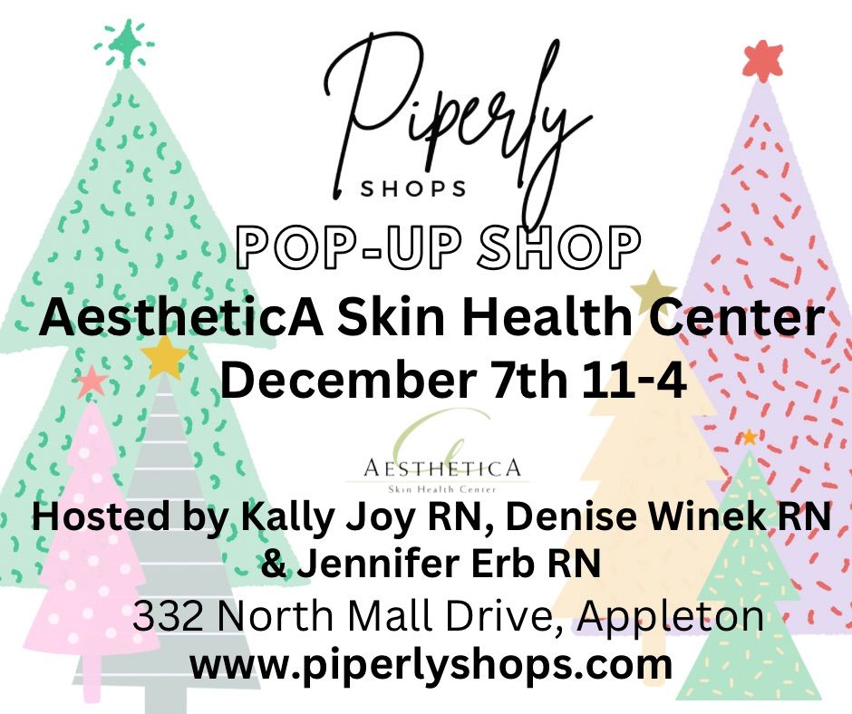 Piperly Shops Pop Up at AestheticA Skin Health Center