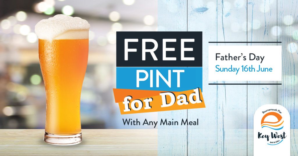 Free pint for Dad this Father's Day!