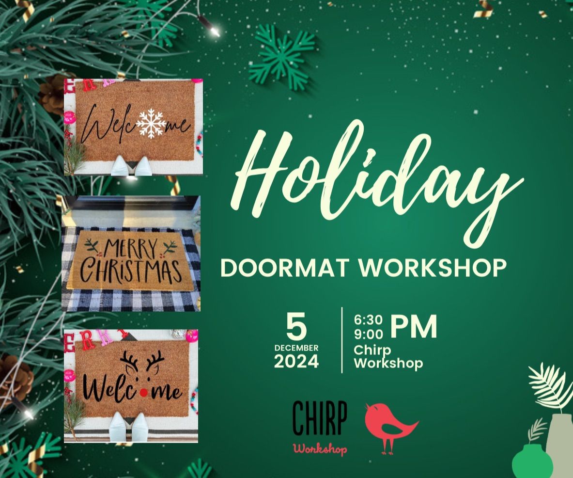 Holiday Doormat Painting Workshop 