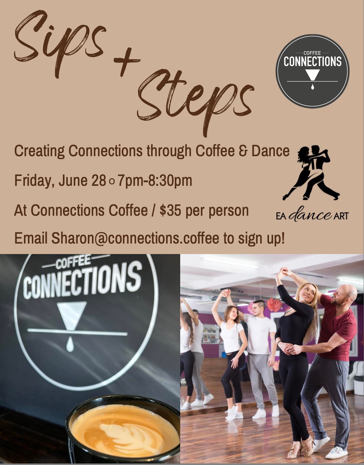 Sips & Steps: Creating Connections through Coffee & Dance