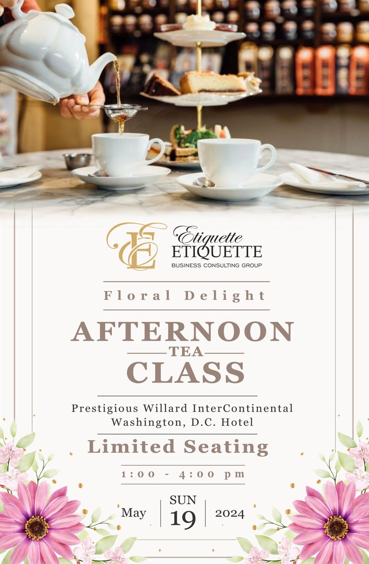 Floral Delight Afternoon Tea Class