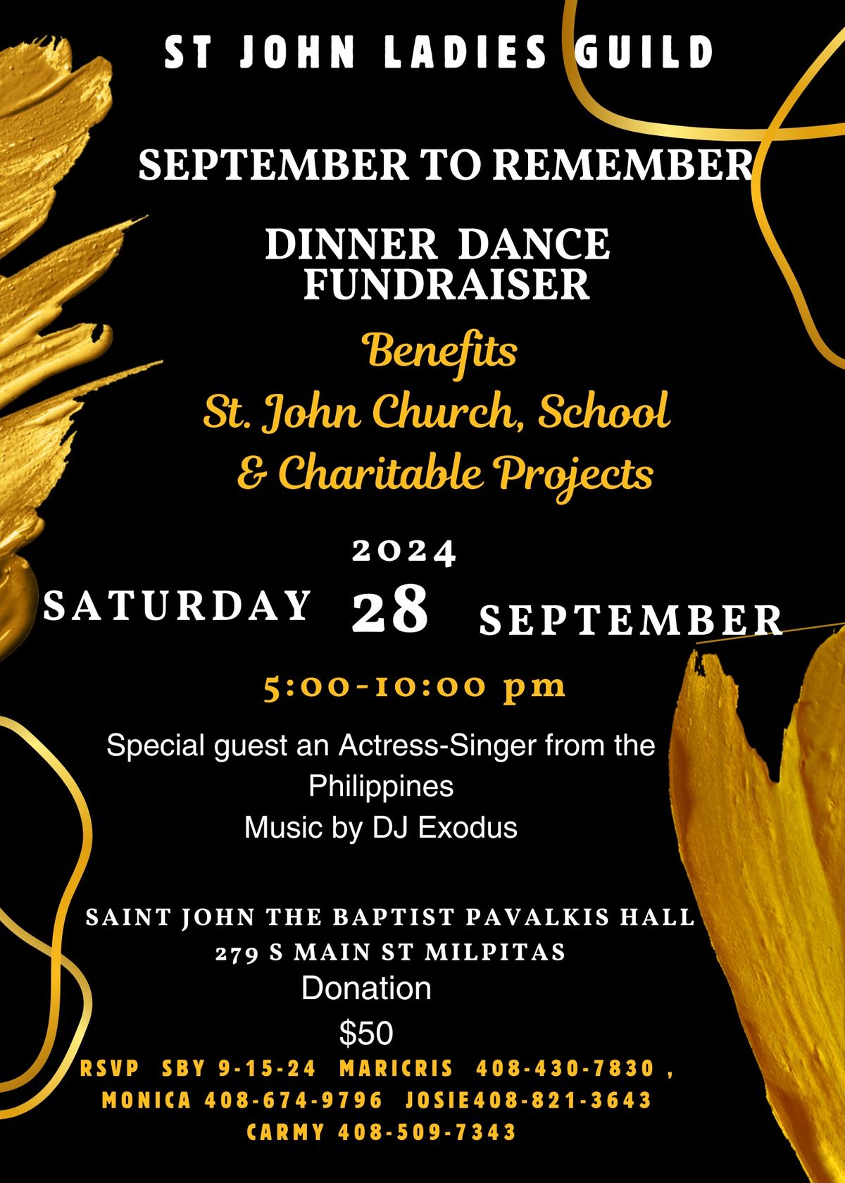 September to Remember Dinner Dance Fundraiser