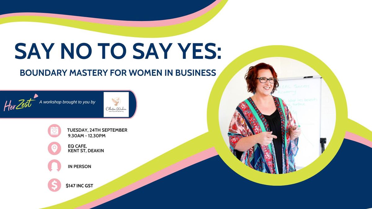 HerZest presents Say No to Say Yes WITH MELANIE GREENHALGH