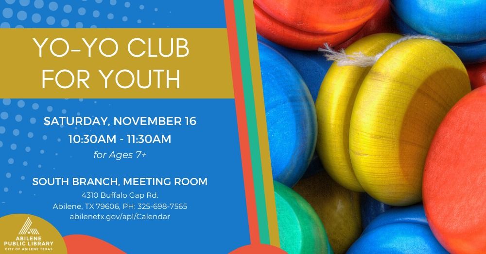 Yo-Yo Club Meetup (South Branch)