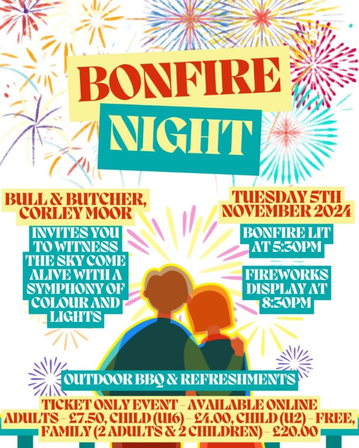 BULL & BUTCHER BONFIRE NIGHT & FIREWORKS DISPLAY