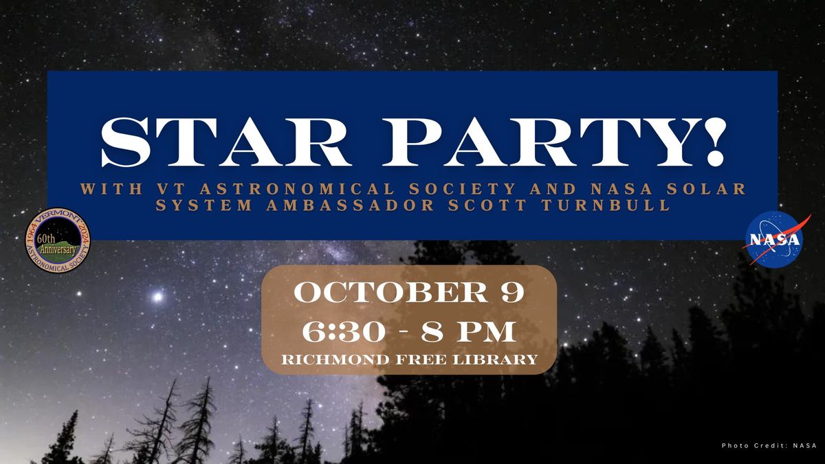 Star Party with Vermont Astronomical Society