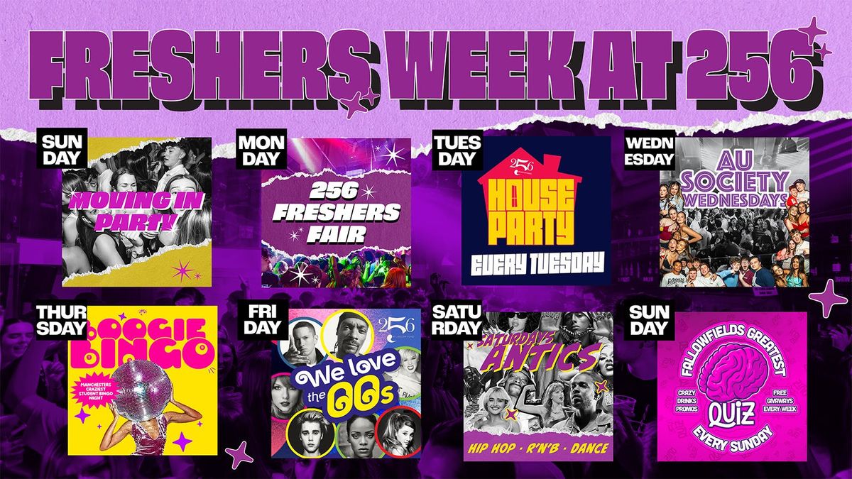 256 Freshers week 2025.