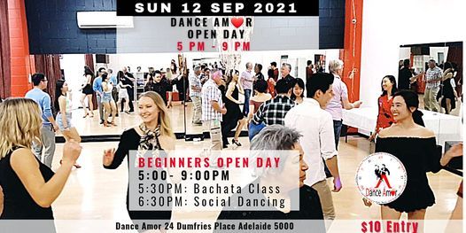 Bachata Class & Social Dancing - Dance Amor Open Day Sun 12 Sep 5 PM