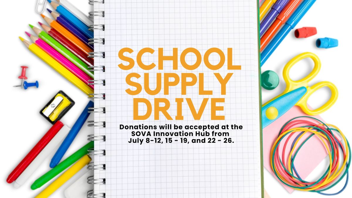 School Supply Drive\u270f\ufe0f?