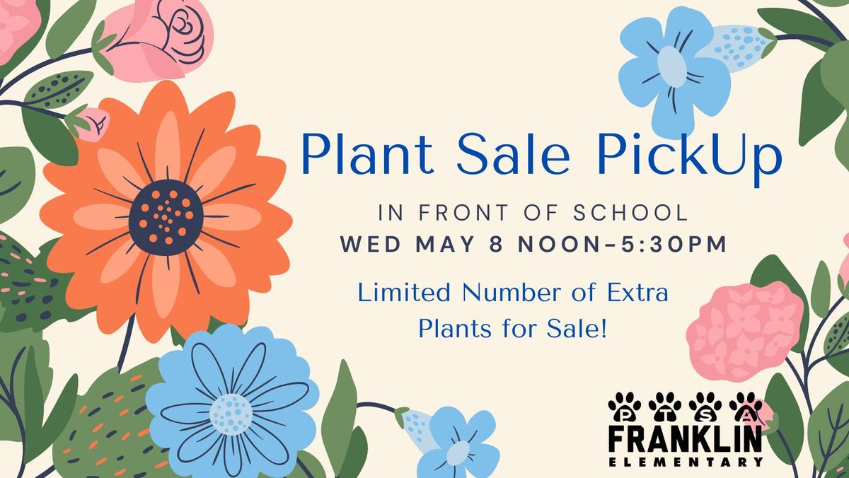 Plant Sale PickUp